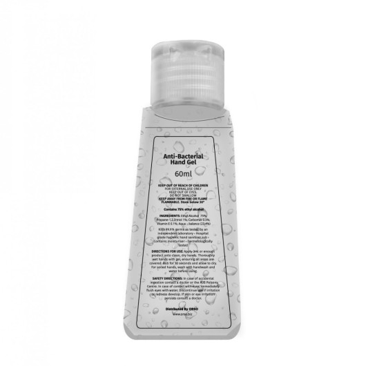 60mL Hand Sanitiser Gels Product Details